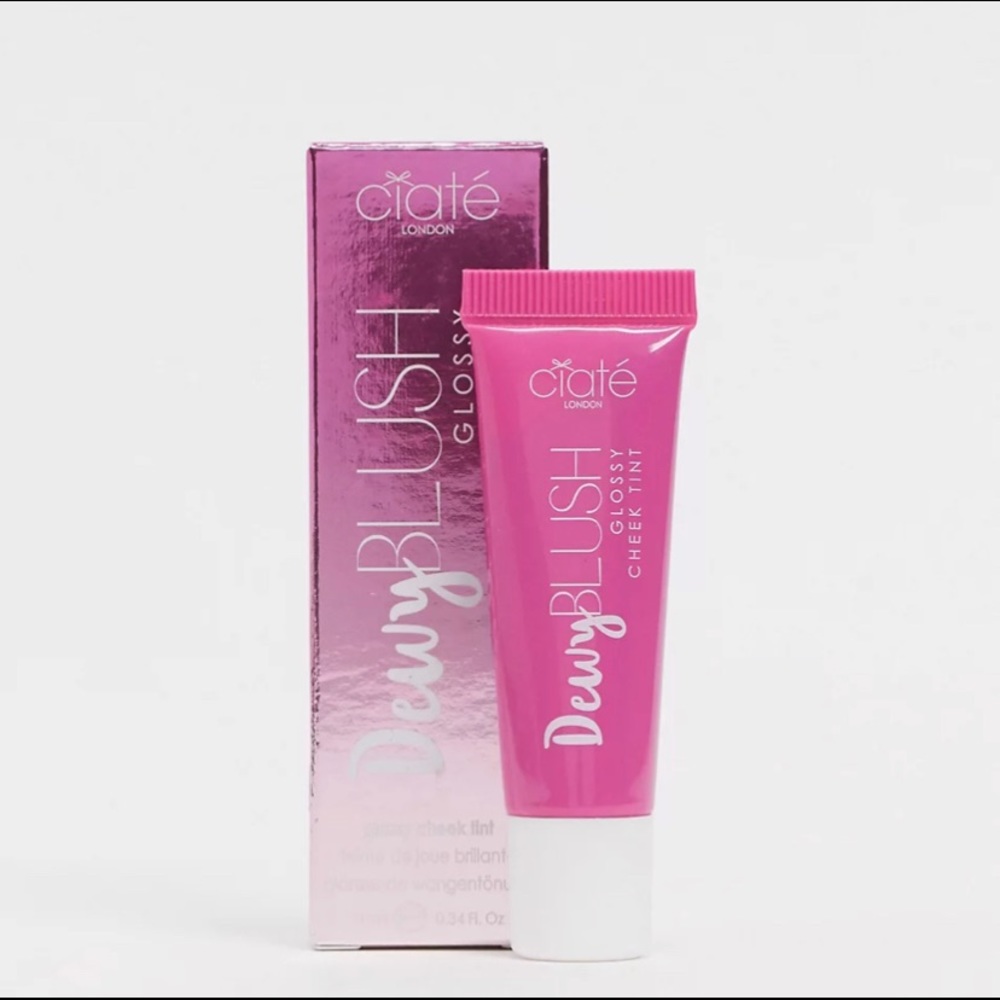 CIATE LONDON Dewy Blush Glossy Cheek Tint in Pomegranate NEW